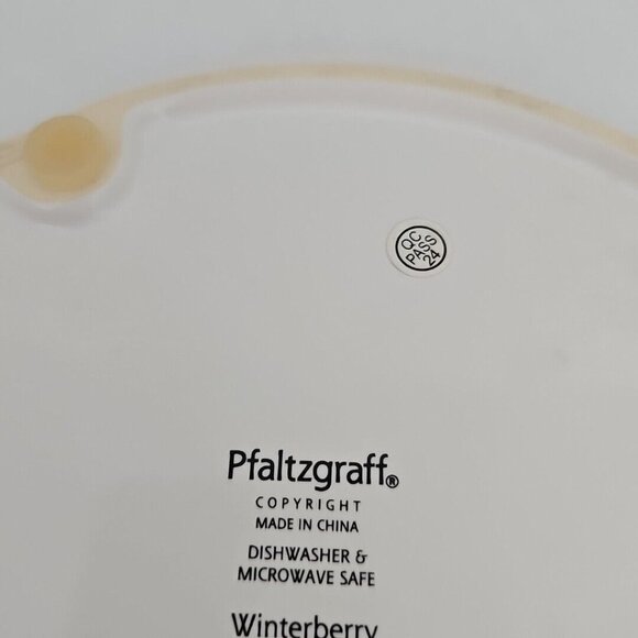 Pfaltzgraff Winterberry Cheese Tray and Knife 9" sculpted handle server spread - Picture 11 of 11